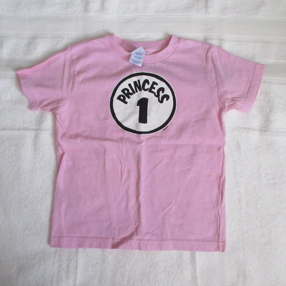 Rabbit Skins Pink Princess Number Tee